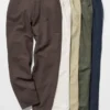 Pantalones holgados de mezcla de lino para hombre