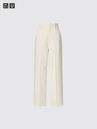 Pantalones rectos de denim para mujer