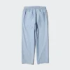 Pantalones tobilleros holgados de mezcla de lino para hombre