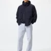 Pantalones unisex elásticos hasta el tobillo | Seersucker Pantalones unisex elásticos hasta el tobillo | Seersucker
