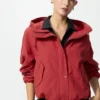 Parka corta de mezcla de algodón para mujer con pantalones cortos Parka corta de mezcla de algodón para mujer con pantalones cortos