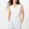 Partes de arriba de sujetadores con cuello en V para mujer
