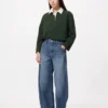 Polos de algodón lavado para mujer Polos de algodón lavado para mujer