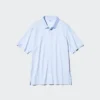 Polos unisex de piqué de algodón AIRism totalmente abiertos Polos unisex de piqué de algodón AIRism totalmente abiertos