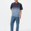 Polos unisex de piqué seco a rayas | Panel Polos unisex de piqué seco a rayas | Panel