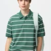 Polos unisex de piqué seco a rayas | Rayas anchas Polos unisex de piqué seco a rayas | Rayas anchas