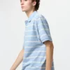 Polos unisex de piqué seco a rayas | Rayas anchas Polos unisex de piqué seco a rayas | Rayas anchas