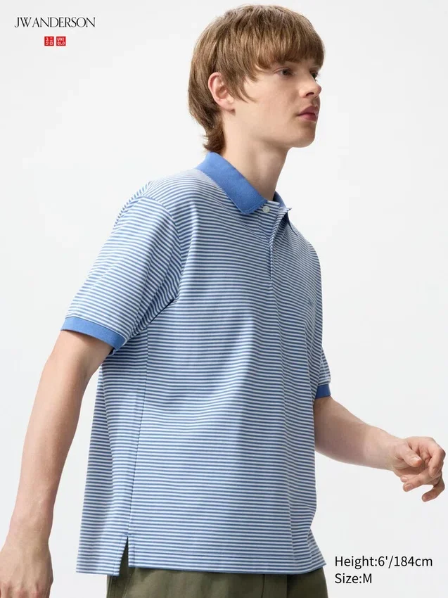 Polos unisex de piqué seco a rayas | Rayas finas Polos unisex de piqué seco a rayas | Rayas finas