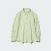 Premium Linen camisa para mujer | A rayas