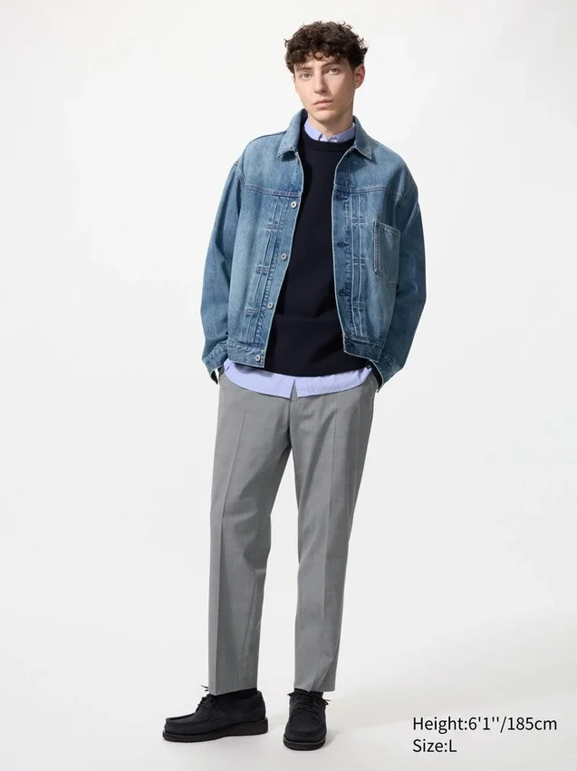 Smart Ankle Pants para hombre | Estampado a cuadros Smart Ankle Pants para hombre | Estampado a cuadros