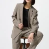 Smart Ankle Pants para mujer | A cuadros Smart Ankle Pants para mujer | A cuadros