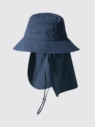 Sombrero con protección UV y bolsillo para mujer