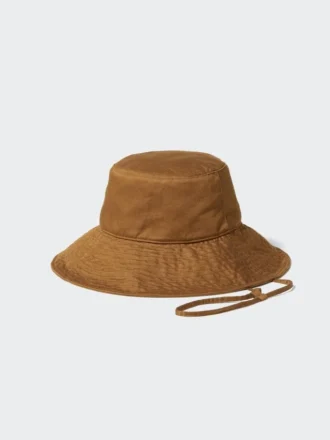 Sombreros de ala ancha de algodón y lino con protección UV para mujer