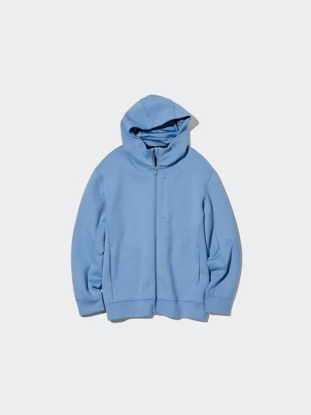 Sudadera con capucha de manga larga y cremallera completa Stretch Dry para hombre Sudadera con capucha de manga larga y cremallera completa Stretch Dry para hombre