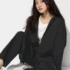 Sudadera con capucha y cremallera completa Dry Sweat para mujer