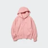 Sudadera con capucha y cremallera completa HEATTECH con forro de felpa para mujer
