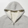 Sudadera con capucha y cremallera completa HEATTECH con forro de felpa para mujer