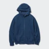 Sudadera con capucha y cremallera completa HEATTECH para hombre con forro de felpa Sudadera con capucha y cremallera completa HEATTECH para hombre con forro de felpa