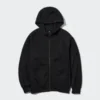 Sudadera con capucha y cremallera completa HEATTECH para hombre con forro de felpa