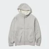 Sudadera con capucha y cremallera completa HEATTECH para hombre con forro de felpa Sudadera con capucha y cremallera completa HEATTECH para hombre con forro de felpa