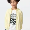 Sudadera con capucha y cremallera completa Kids AIRism con protección UV Sudadera con capucha y cremallera completa Kids AIRism con protección UV