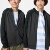 Sudadera con capucha y cremallera completa Kids AIRism con protección UV Sudadera con capucha y cremallera completa Kids AIRism con protección UV
