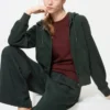 Sudadera con capucha y cremallera completa para mujer Sudadera con capucha y cremallera completa para mujer