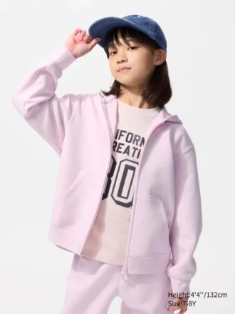 Sudadera con capucha y cremallera completa para niños