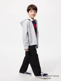 Sudadera con capucha y cremallera completa para niños