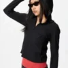 Sudadera con capucha y cremallera completa Ultra Stretch AIRism con protección UV para mujer Sudadera con capucha y cremallera completa Ultra Stretch AIRism con protección UV para mujer