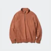 Sudadera unisex con media cremallera