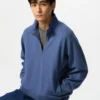 Sudadera unisex con media cremallera