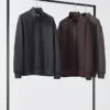 Sudadera unisex con medio cremallera y tejido cepillado Sudadera unisex con medio cremallera y tejido cepillado