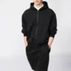 Sudadera unisex oversize con capucha y cremallera completa Sudadera unisex oversize con capucha y cremallera completa