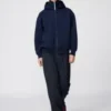 Sudadera unisex oversize con capucha y cremallera completa Sudadera unisex oversize con capucha y cremallera completa