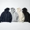 Sudadera unisex oversize con capucha y cremallera completa Sudadera unisex oversize con capucha y cremallera completa