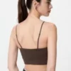 Sujetador bandeau sin aros con canalé para mujer
