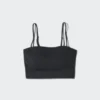 Sujetador bandeau sin aros con canalé para mujer