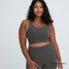 Sujetador sin aros para mujer (Active, cuello cuadrado)