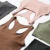 Sujetador sin aros para mujer (Active, cuello cuadrado)