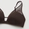 Sujetador sin aros para mujer (malla)