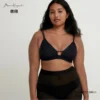 Sujetador sin aros para mujer (triángulo de malla)
