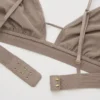 Sujetador sin aros para mujer (triángulo de malla)