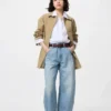 Vaqueros de corte barril para mujer | Pantalones cortos Vaqueros de corte barril para mujer | Pantalones cortos