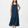Vestido de camisola con volantes para mujer