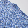 Vestido de mujer con estampado, cuello en V y camisas de manga larga Vestido de mujer con estampado, cuello en V y camisas de manga larga