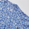 Vestido de mujer con estampado, cuello en V y camisas de manga larga