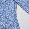 Vestido de mujer con estampado, cuello en V y camisas de manga larga