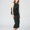 Vestido de punto de algodón 3D para mujer Vestido de punto de algodón 3D para mujer