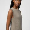 Vestido de punto de algodón 3D para mujer Vestido de punto de algodón 3D para mujer